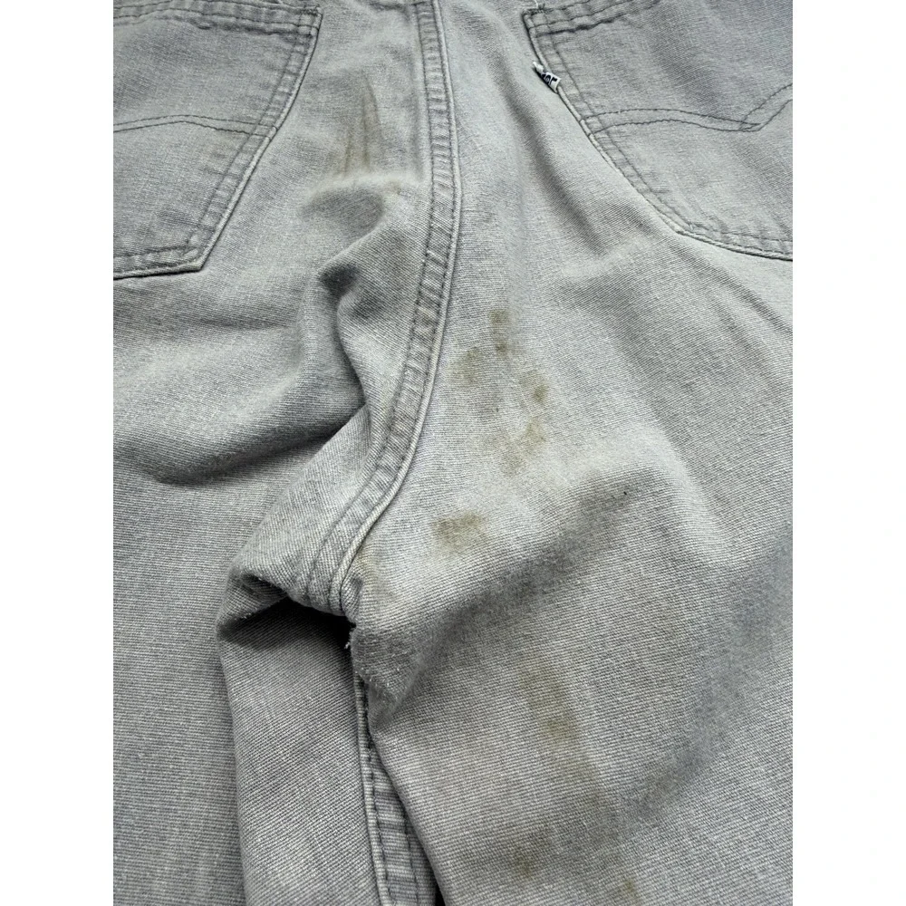 Levis 505 VINTAGE‎ Y2K Men's 32x33 Gray Straight Leg Denim Jeans USA